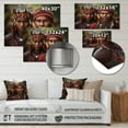 thumbnail image 4 of Designart "Tribes Samburu African Kenya II" African Tribes Metal Wall Decor, 4 of 5