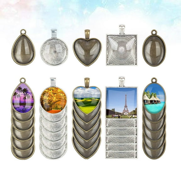 SEWCHICS 60pcs Mixed Tiny Charms for Jewelry Crafting, Colorful Pendants and Accessories Ideal for Bracelets, Necklaces, and Projects