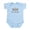 Sky Blue, variant on CafePress - Princess Brooklyn Infant Bodysuit - Baby Light Bodysuit, Size Newborn - 24 Months