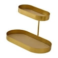 thumbnail image 4 of Dualoai Bathroom Countertop Organizer Perfume Display Stand Elegant Multifunction Stable Gold and Yellow Pad, 4 of 9