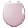 Molded Wood Toilet Seat, Pink