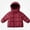 Red, variant on DJDLJWCJ Girls Down Puffer Jacket Winter Warm Hooded Coat Solid Color Thickened Full Zip Coats Purple Size 3T