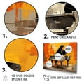thumbnail image 3 of Designart "Modernist Melody Maker In Orange Piano" Music Floater Framed Wall Art Prints, 3 of 5