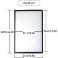 thumbnail image 3 of Rotatable Desk Reference Organizer, Desktop Flip Display, 20 DoubleSided Panels, LetterSize, Black Base, 3 of 5
