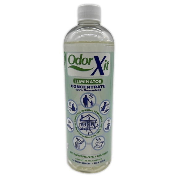 OdorXit Eliminator Concentrate 16 oz, Professional Pet Urine Odor Eliminator, Enzyme-Free, Makes 4 Gallons