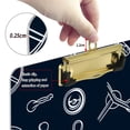 thumbnail image 6 of FORMRS Acrylic Clipboard with Low Profile Clip Standard A4 Letter Size, 12.5" x 9", Component Pattern, 6 of 8