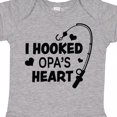 thumbnail image 4 of Inktastic I Hooked Opa's Heart with Fishing Rod Boys or Girls Baby Bodysuit, 4 of 5