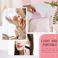 thumbnail image 7 of 4 Pcs Plastic Refillable Loose Powder Container with Puff  and Net Sifter, Portable Travel Empty Powder Container, 3 ml/0.1 oz Loose Powder Compact (Sliver&Pink), 7 of 7