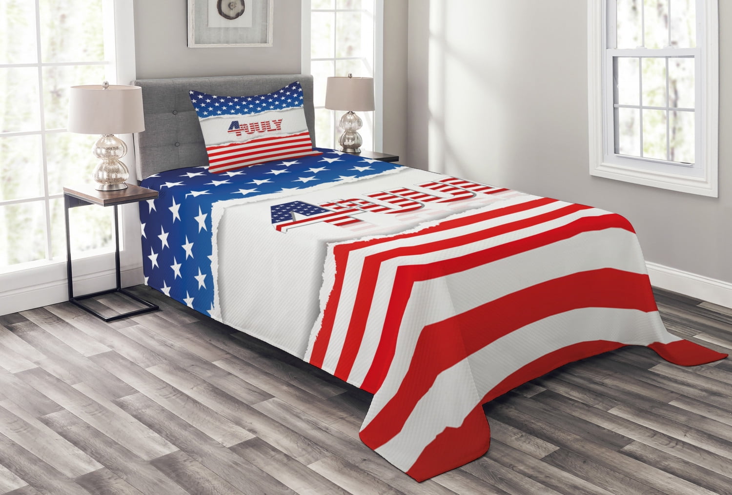 Old Glory Quilted Euro Sham 