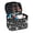 Skull and Butterfly Pattern, variant on Chririnla Waterproof Cosmetic Bag for Daily Use Travel, Snowflake Music Black Polyester Portable Makep Pouch for Women