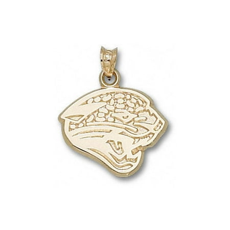NFL - Jacksonville Jaguars 10K Gold Jaguar Head 5/8'' Pendant