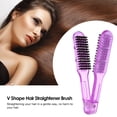 thumbnail image 3 of Plancha de pelo Cepillo en forma de V Peine de pelo plegable cepillo enderezadora Salon Hair Styl MABOTO  Peine, 3 of 5