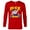 New Red, variant on Disney Encanto Luisa Madrigal Flex Alert - Long Sleeve T-Shirt for Men – Customized-Royal