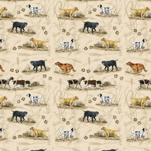 Hunting Hunter Dog Breeds Lab Retriever Premium Roll Gift Wrap Wrapping