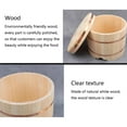 thumbnail image 4 of Wooden Sushi Rice Mixing Bowl With Lid, Japanese Style Copper Edge Sushi Oke Sushi Rice Bowl, Sushi Oke Sushi Rice Mixing Bowl Steamer Tray, 4 of 6