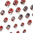 thumbnail image 6 of FSTDelivery Nail Stuff for Beginners, Independence Day Flag Fake Nail Art Nails Wear Nails 24PCS, DIY Nails at Home, Nail Supplies, Christmas Birthday Gifts for Women, 6 of 6