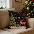 thumbnail image 6 of Darzheoy Linen Christmas Pillow Cover Imitation Embroidery Print for Sofa Home Decorative Cushion Bedroom Decor, 6 of 6