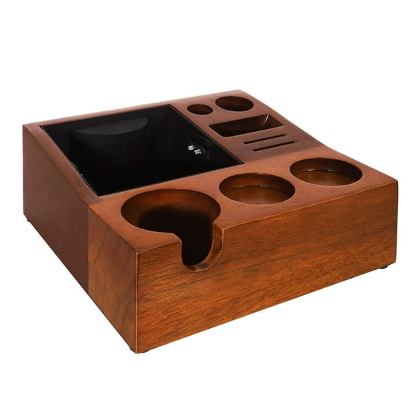 Espresso Knock Box Tamper Station Coffee Tamper Stand Coffee Bar