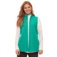 thumbnail image 1 of Woman Within Women's Plus Size Zip-Front Microfleece Vest Vest, 1 of 6