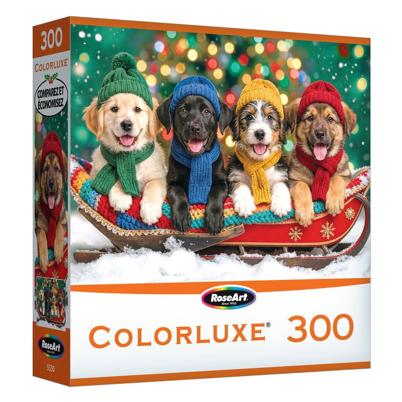 Colorluxe 300pc holiday puppies