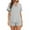 Gray, variant on Xixinqiwan Pajama Set for Women Plus Size,Button Up Pajama Set for Women V Neck Short Sleeve Shorts Knit Sleepwear 2 Pice Pjs Sets
