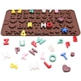 thumbnail image 4 of Yirtree 2Pcs Letter Digital Silicone Mold Large Alphabet Chocolate Baking Mold Abc Resin Mold Cake Pan Handmade Soap Mold for Biscuit Ice Cube Tray DIY, 4 of 8