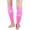 Pink, variant on Pretty Comy 1pc Lower Leg Sleeve Cover Anti-slip Compression Knitted Legwarmer Protector Outdoor Running Basketball Sports Accessories