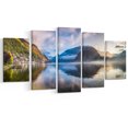 thumbnail image 2 of Misty Lake at Dawn Panorama, 2 of 3