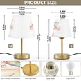 thumbnail image 4 of Adjustable 3-Color Light Desk Light Vintage Bronze Table Lamp For Bedroom Office Living Room Kawaii Pastel Bunny, 4 of 9