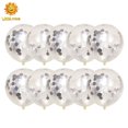 thumbnail image 4 of Globo mágico de 12 pulgadas para decoración de fiestas, bodas, festivales, globos de látex con lentejuelas de papel dorado y plateado, diseño de ceremonia de apertura, globo brillante, 4 of 5