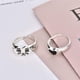 thumbnail image 4 of Qarigey 2pcs Aleación Anillos De Cara De Lloro De Moda Para Mujer Accesorios Elegantes Para Cada Ocasión Minimalista Ropa, zapatos y accesorios Miscelánea, 4 of 6