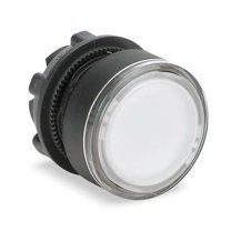 Schneider Electric Flush Push Button, White, No Lamp, 22mm ZB5AH013