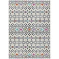 thumbnail image 2 of HomeRoots 612194 9 x 12 ft. Linen Pink & Orange Geometric Washable Indoor & Outdoor Rectangle Area Rug, 2 of 5