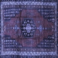 thumbnail image 1 of Ahgly Company Indoor Square Persian Blue Traditional Area Rugs, 5' Square, 1 of 4