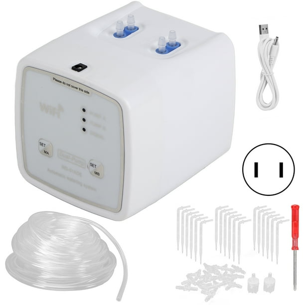 Sistema de riego, WIFI Inteligente Jardín Riego por Goteo Kit Wi Fi Temporizador de Riego Rendimiento Inigualable