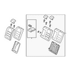 Genuine OE Mazda Seat Back Assembly - BCKA-57-450D-02