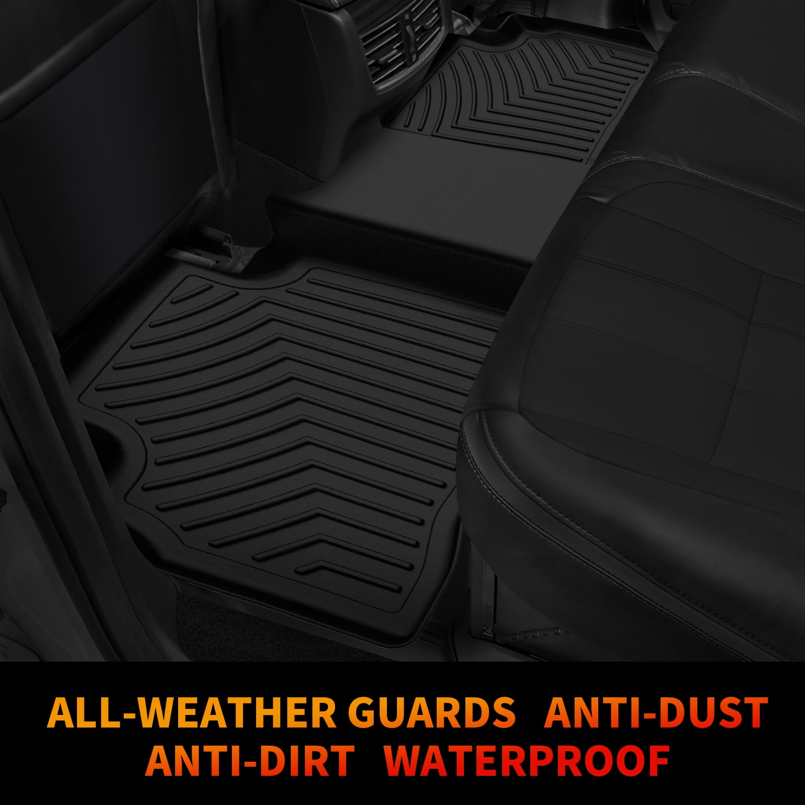 RVNI Floor Mats Trunk Cargo Liners For 2022 2023 2024 Hyundai Tucson NOT Hybrid TPE Rubber