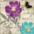 thumbnail image 2 of Sasha 15x15 White Modern Wood Framed Museum Art Print Titled - Petals of Paris II, 2 of 4