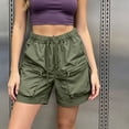 thumbnail image 4 of Dxzfnsa Women's Hiking Cargo Shorts with Pockets Lightweight Quick Dry Outdoor Running Athletic Short Summer Travel Loose M-4XL, 4 of 8