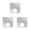 thumbnail image 2 of maskred Home Cabinet Hinge Repair Plate Drawer Stainless Steel Hinges Board Hardware Show as Picture 3Set, 2 of 6