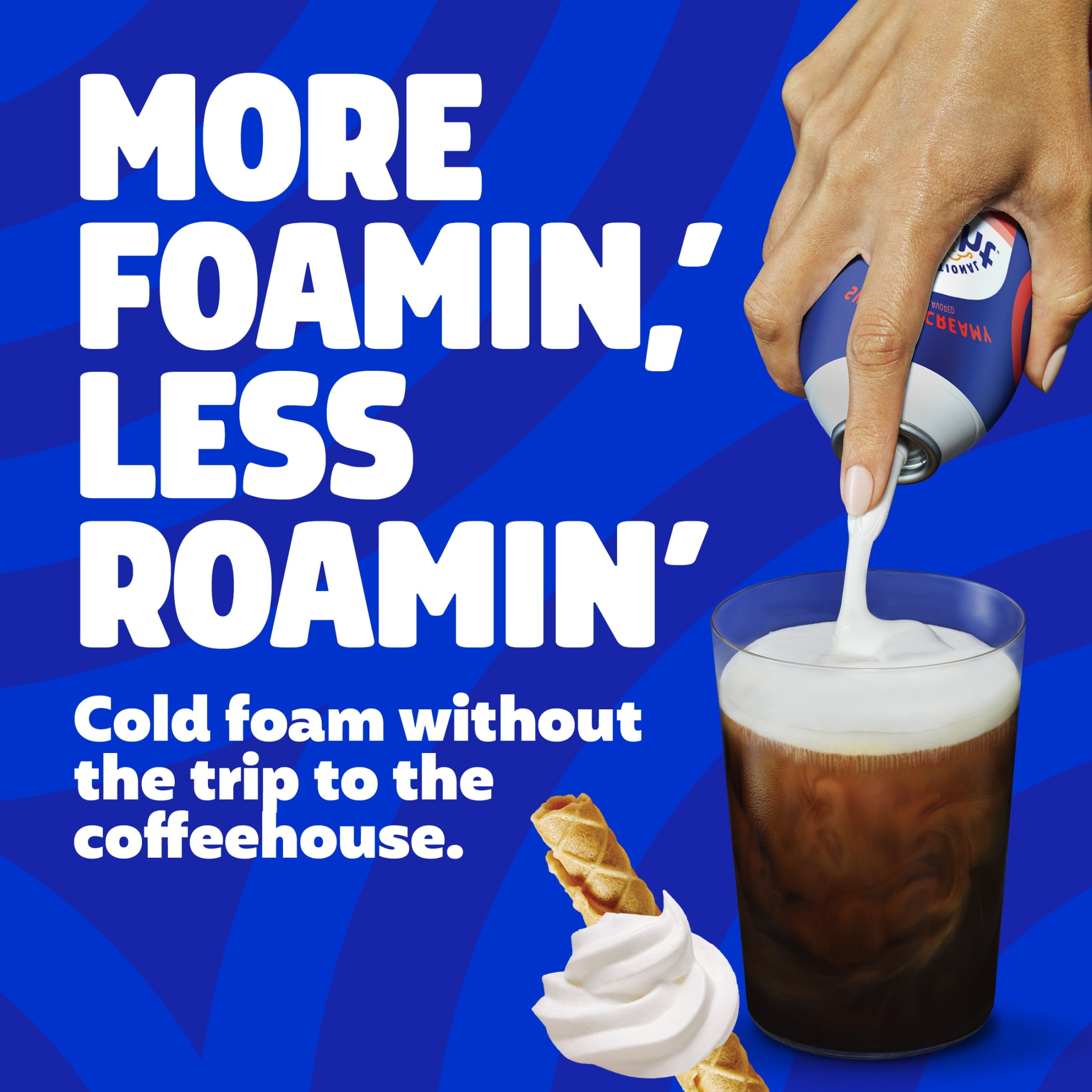 International Delight Sweet & Creamy Cold Foam Coffee Creamer, 14 oz Can