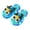 Blue, variant on Boys Girls Flashing LED Light Up Slippers Kids Cartoon Open Toe Slides Lightweight Sandals for Party & Daily Play Blue Size 3-3.5 Years