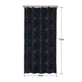 thumbnail image 5 of Dark Blue Sun Moon Star Pattern Shower Curtain 36"x72" ,Bathroom Decorative Shower Curtains Set with 12 Hooks,Modern Waterproof Washable Shower Curtain, 5 of 6