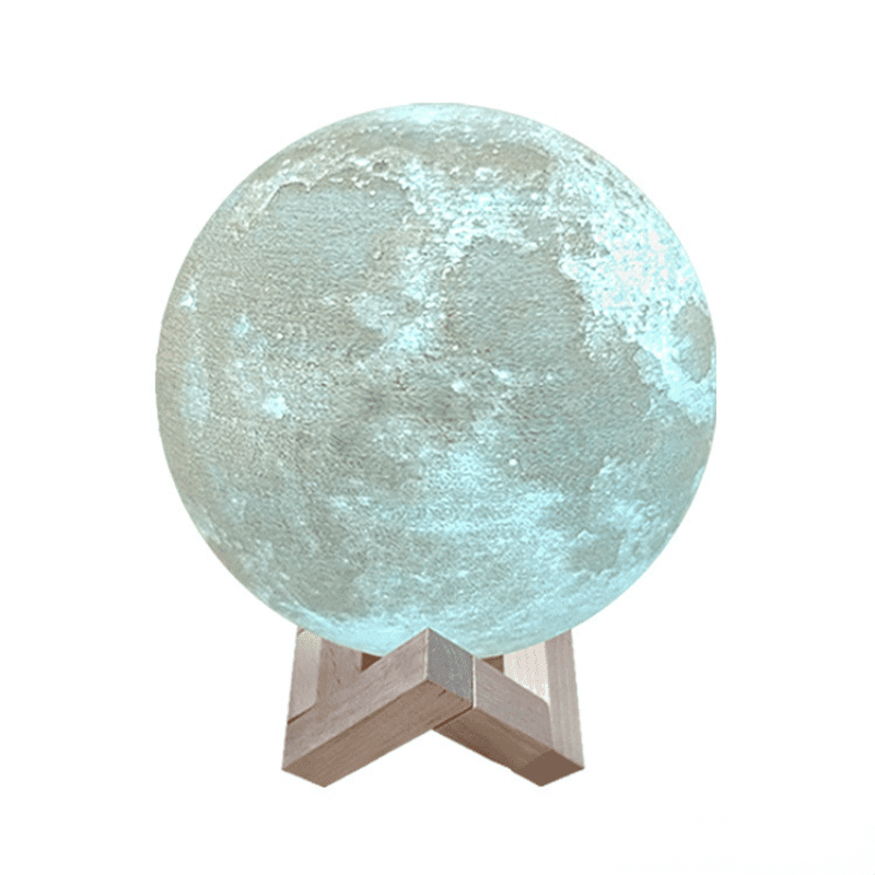 Welkey Welkey Plus 3D Printing LED Night Light Moon Light with Stand & Remote ...