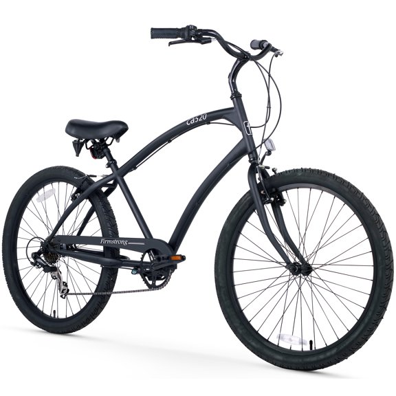Firmstrong CA-520, 26", Men's, Seven Speed, Matte Black