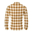 thumbnail image 7 of BLCHUNen Plaid Shirts for Men Long Sleeve Fall Shirts Button Trundown Collar Lightweight Relaxed Office Business Casual Tops, 7 of 7