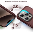 thumbnail image 4 of Designed for iPhone 15 Pro Case, [Support Wireless Charging] Soft Silicone Slim Anti-Scratch Protective Phone Case for iPhone 15 Pro 6.1 inch, Wine Red, 4 of 6