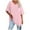 Pink, variant on Women Blouses Womens Short Sleeve Loose Tops Shirts for Juniors Short Sleeve Scrub Tops Women round Neck Shirt Summer Blouse Womens Thermal Shirt Thin Patterned Large Pack Wrap V Neck Summer Black XL