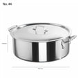 thumbnail image 2 of BUDINERA DE ALUMINIO TRIPLE FUERTE  No. 44 CACEROLA GRAN CHEF, 2 of 4