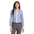thumbnail image 1 of Red House® Ladies Non-Iron Diamond Dobby Shirt. RH77 Camisa de Vestir Azul/ Blanco XXL casa Roja RH77, 1 of 1